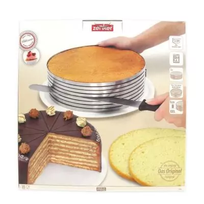 Ensemble 2 ustensiles pâtisserie ZENKER: pour layer cakes