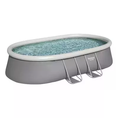 Bestway 561JR piscine hors sol Oval Gris