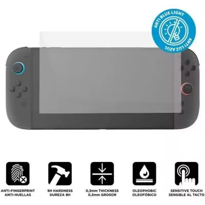 Protection écran Verre trempé anti-lumière bleue - Nintendo Switch 2