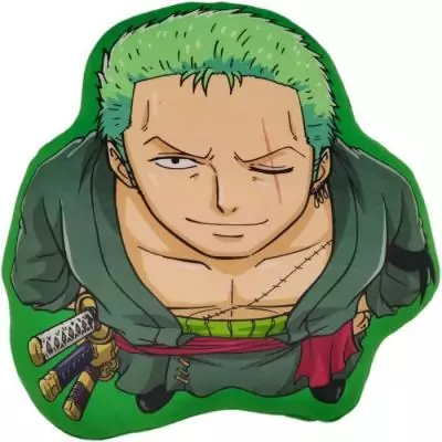 Coussin 3D Roronoa Zoro - Microfibre - 40 cm