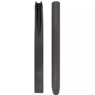 Bordure de jardin écolo en PVC recyclé - H 38 x 3,6 x 3,8 cm