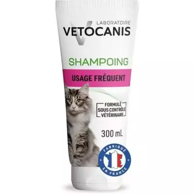 Shampoing chat VETOCANIS - Poil doux et brillant