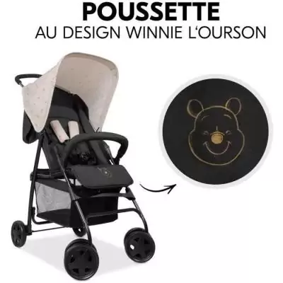 HAUCK - Poussette canne - SPORT - Pliable & inclinable - Capote Pare-Soleil - 4 roues - Minnie