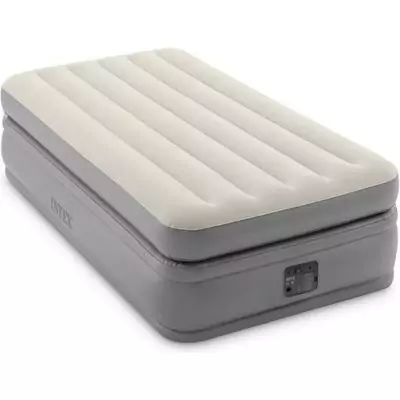 INTEX Matelas PRIME COMFORT FIBER TECH 99x191 - Gonflable - Fermeté réglable - 51 cm - Electrique - 1 personne