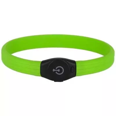 Collier LED - KERBL - Maxi Safe - 65 cm - 10 mm - Vert