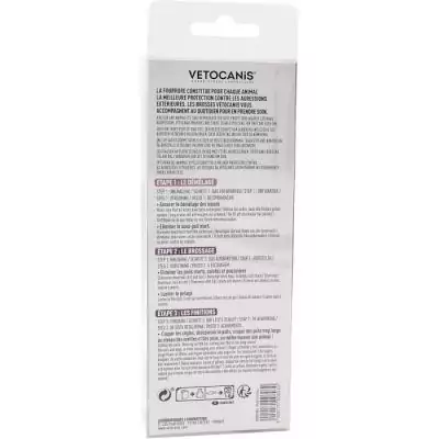 Brosse toilettage - VETOCANIS - Carde auto-nettoyante pour chat - Rétractable - Pour poils longs