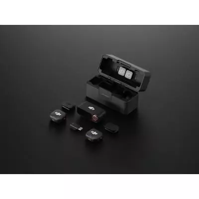 Kit micro sans fil - DJI - Mic 3 - 2 émetteurs (TX) - 1 récepteur (RX) - Recharge rapide