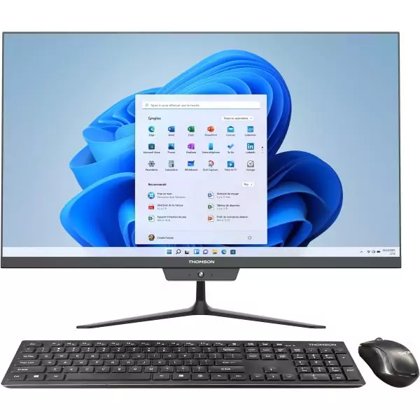 Ordinateur tout-en-un - THOMSON - AIO A27I51216BK512C - 27'' - FHD - Intel Core i5 12th - RAM 16Go - SSD512Go - Noir