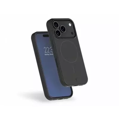 Coque MagSafe pour iPhone 17 Pro - Noir, Protection Renforcée en Silicone