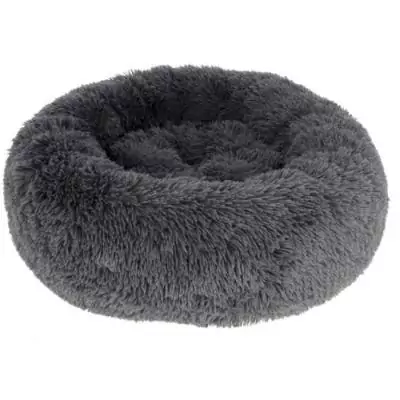 Corbeille - KERBL - Fluffy - Ø76 x 19 cm - Gris