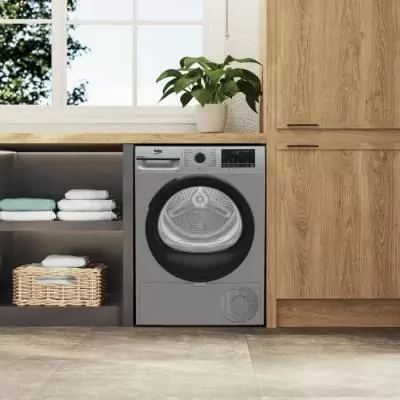 Seche-linge pompe a chaleur BEKO D3H28E93S Eco Sense - 8 kg - L60cm - Silver Seche-linge pompe a chaleur BEKO D3H28E93S Eco Sense - 8 kg - L60cm - Silver