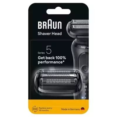 Tete de rasoir BRAUN Series 5 & 6 - 3 lames flexibles - 100 % fabriqué en Allemagne