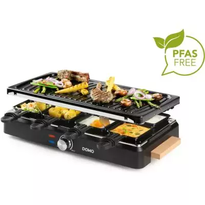 Appareil a raclette - DOMO - DO9294G - 8 personnes - Gril - 1400 W