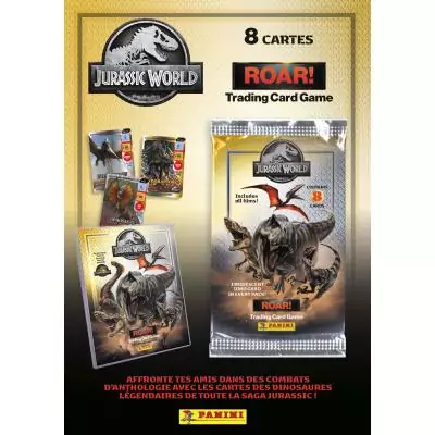 Blister - PANINI - JURASSIC WORLD 4 TCG - 3 pochettes - 24 cartes