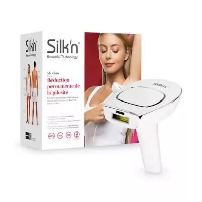 Épilation a lumiere pulsée Silk'n Motion - Épilation longue durée corps et visage - 350.000 flashs - Toutes couleurs de peau