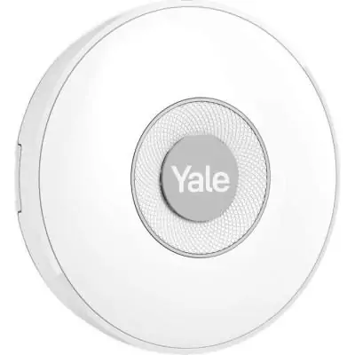 Sirene intérieure - YALE - Pour alarme intelligente - Jusqu'a 85 dB - LED intégrée clignotante