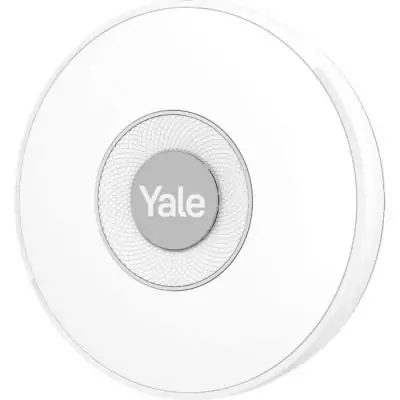 Sirene intérieure - YALE - Pour alarme intelligente - Jusqu'a 85 dB - LED intégrée clignotante