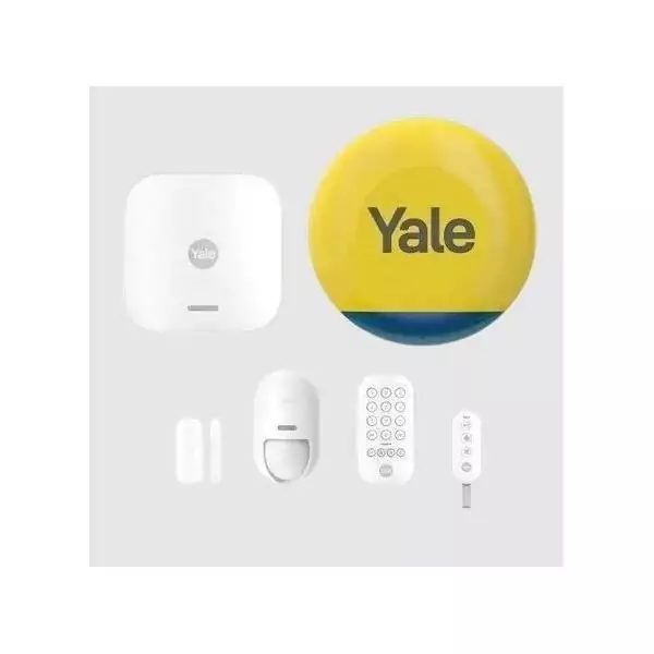 Kit alarme intelligente + Sirene extérieure - Connecté - YALE - 4 accessoires