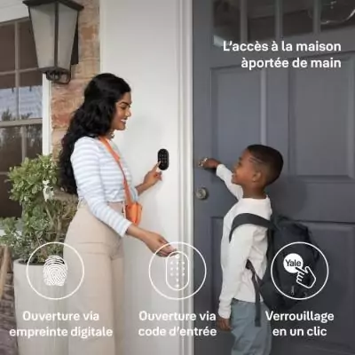 Clavier connecté - YALE - Biométrique - Jusqu'a 10 utilisateurs sur le clavier Clavier connecté - YALE - Biométrique - Jusqu'a 10 utilisateurs sur le clavier