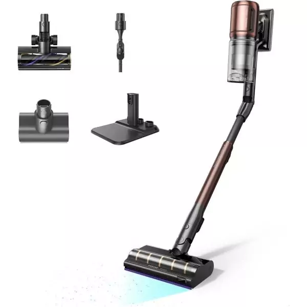 DREAME V30 - Aspirateur Balai sans Fil - Nettoyage des Bords a 0 mm - Puissance 330 AW - Filtration a 99,99%