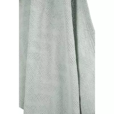 Couverture bébé - ROBA - LIL PLANET - 80 x 80 cm - Coton biologique - Pois éponge - Vert givré