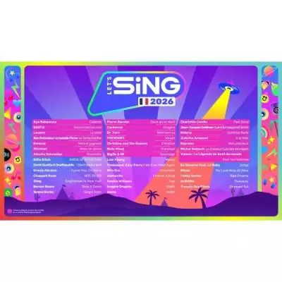 Let's sing 2026 + 2 Micros - Jeu PS5 Let's sing 2026 + 2 Micros - Jeu PS5