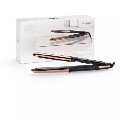 Lisseur Babyliss Babyliss ST482E - straight & curl brillance - 5 températures jusqu'a 235°C - Plaques 28 mm en titane véritab