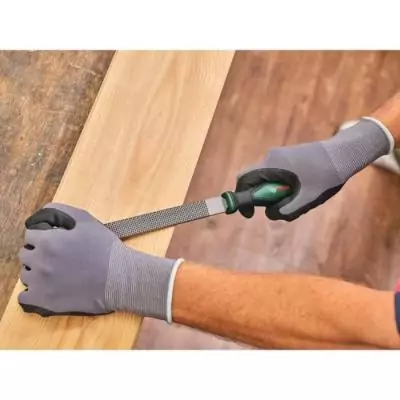 Bosch Set de 3 râpes (râpes a bois robustes plates/rondes/demi-rondes acier au carbone dur)