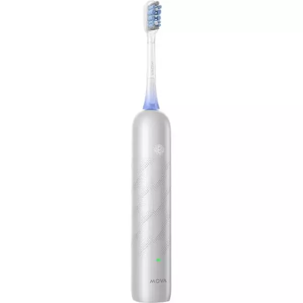 Brosse a dents électrique - MOVA - FRESH PRO - Silver - Oscillo-rotatif a pulsations