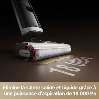 DREAME H14 Dual - Aspirateur Balai Laveur- 18k Pa - Aspirateur eau et poussieres - Fonctionnel multisurfaces 5-en-1