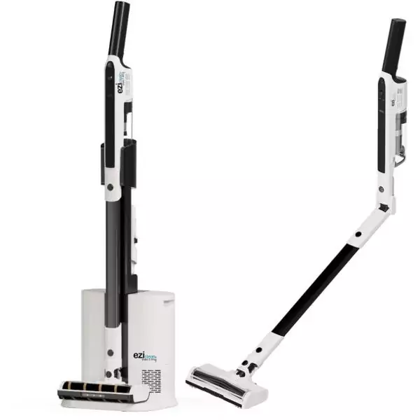 Aspirateur Balai sans fil - EZICLEAN Cyclomax R15 station - 20000 Pa - 30 min - 2,2 L - Blanc / Noir