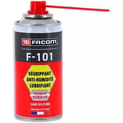 Dégrippant-Lubrifiant Anti-Humidité F-101 - FACOM - Formule Pro+ - Diffuseur - 150 ml Dégrippant-Lubrifiant Anti-Humidité F-101 - FACOM - Formule Pro+ - Diffuseur - 150 ml