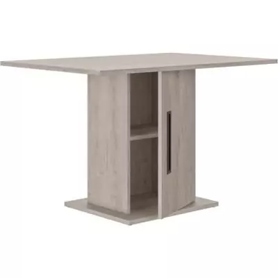 Table a manger - Boston - Rectangulaire - Pied fut - 6 personnes - L 120 x P 80 x H 76 cm - Gami