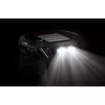 GARMIN - Epix Pro (Gen2) - Montre connectée a haute performance - 51 mm - Acier, Gray avec bracelet noir