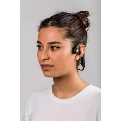 Casque Bluetooth a conduction osseuse - LENCO - HBC-200GY - Autonomie jusqu'a 8 heures - Étanche - Batterie rechargeable intég