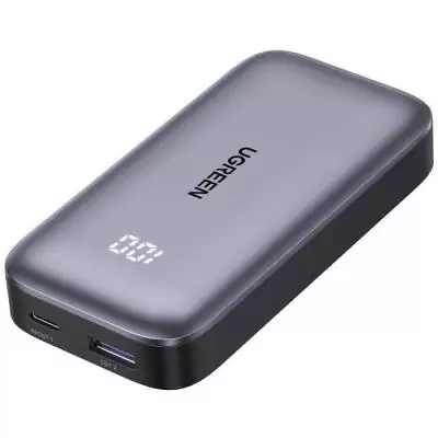 Batterie externe Slim - UGREEN - 10,000 mAh - Gris