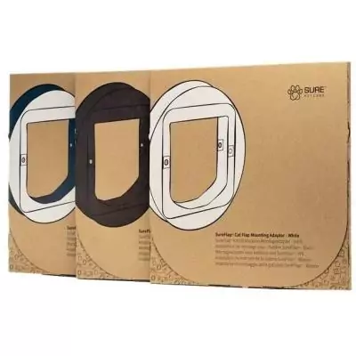 Adaptateur de montage pour chatiere - SUREFLAP - Blanc