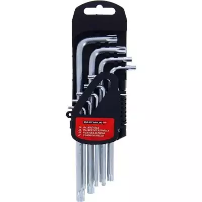 9 Clés étoiles coudées T10 a T50 - PRECISION STEEL