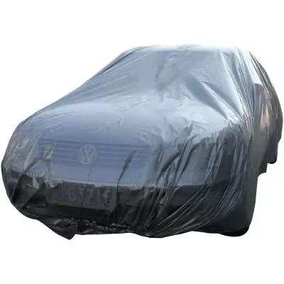 Housse de voiture - ECO BUDGET - Protection contre la poussiere - Imperméable - Polyéthylene - 430x165x120 cm