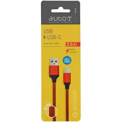 Câble - AUTO T - 540347 - USB 2.0 - USB-C