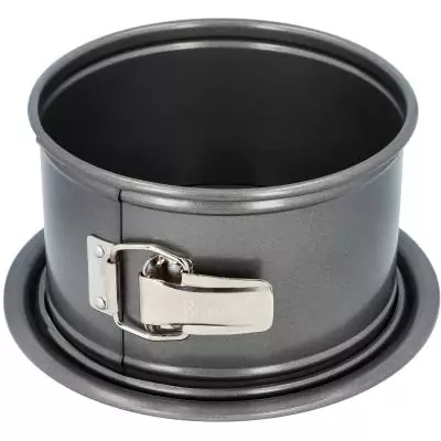 Moule coeur a fond amovible - BIRKMANN - EASY BAKING - Acier carbone - Anti adhésif - 26,5 x 25 x 9 cm