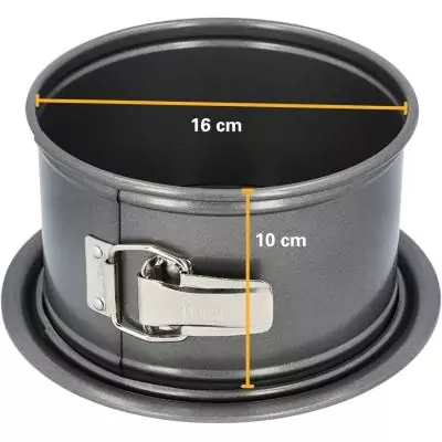 Moule coeur a fond amovible - BIRKMANN - EASY BAKING - Acier carbone - Anti adhésif - 26,5 x 25 x 9 cm