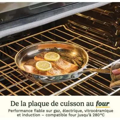 Batterie de cuisine - Tous feux dont induction - CUISINART - 77-11G - Acier inoxydable - 11 pieces