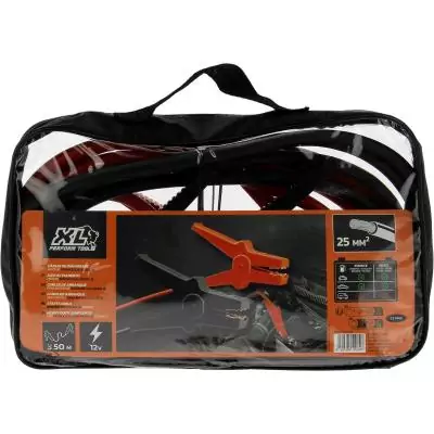 XL PERFORM TOOLS Câbles de démarrage 25mm² DIN - Moteur Diesel 5,5l - 25mm²x 3m XL PERFORM TOOLS Câbles de démarrage 25mm² DIN - Moteur Diesel 5,5l - 25mm²x 3m