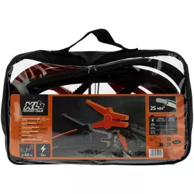 XL PERFORM TOOLS Câbles de démarrage 25mm² DIN - Moteur Diesel 5,5l - 25mm²x 3m XL PERFORM TOOLS Câbles de démarrage 25mm² DIN - Moteur Diesel 5,5l - 25mm²x 3m