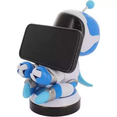Figurine PlayStation Astro Bot - EXQUISITE GAMING - Cable Guys - Support écouteurs, smartphone ou petit accessoire - 20 cm