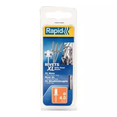 RAPID Rivets XL Ø4 x 12 mm 50 pcs RAPID Rivets XL Ø4 x 12 mm 50 pcs