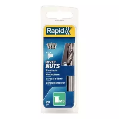RAPID Ecrous a sertir M3 20 pcs