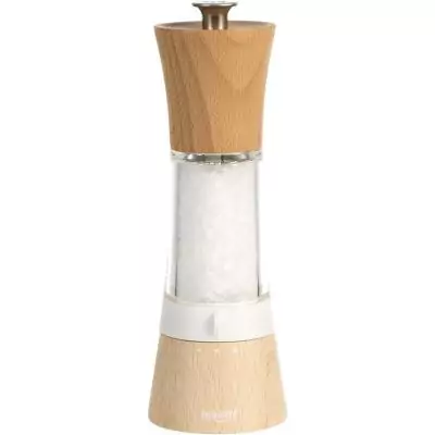 Moulin a sel - BISETTI - PISA - 18 cm - Bois / Acryl