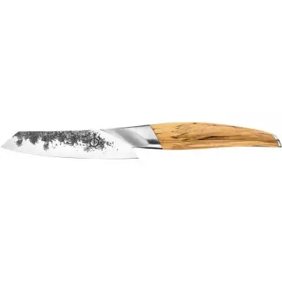 Couteau Santoku - FORGED - KATAI - Acier VG10 - Manche en bois de racine - L 14 cm